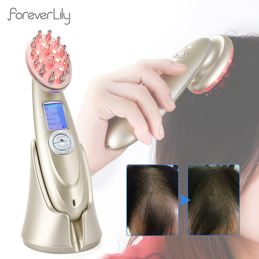 Electric Laser Hair Regrowth Comb – Infrared & EMS Therapy